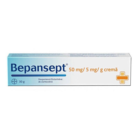 Bepansept crema, 50 mg/5mg/g, 30 g, Bayer-