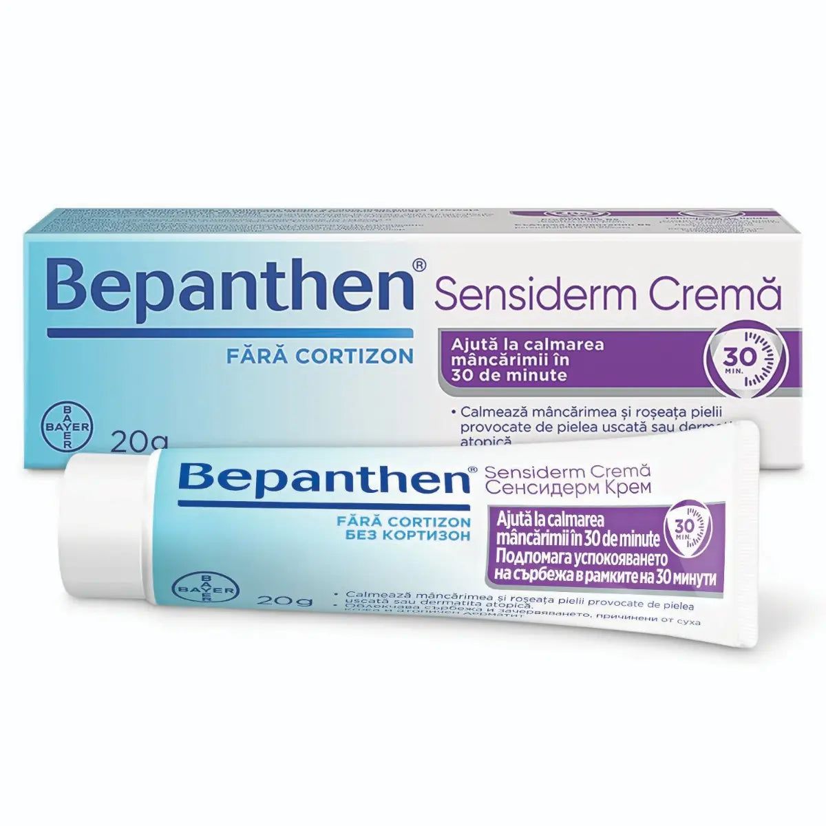 Bepanthen Sensiderm crema, 20 g, Bayer-