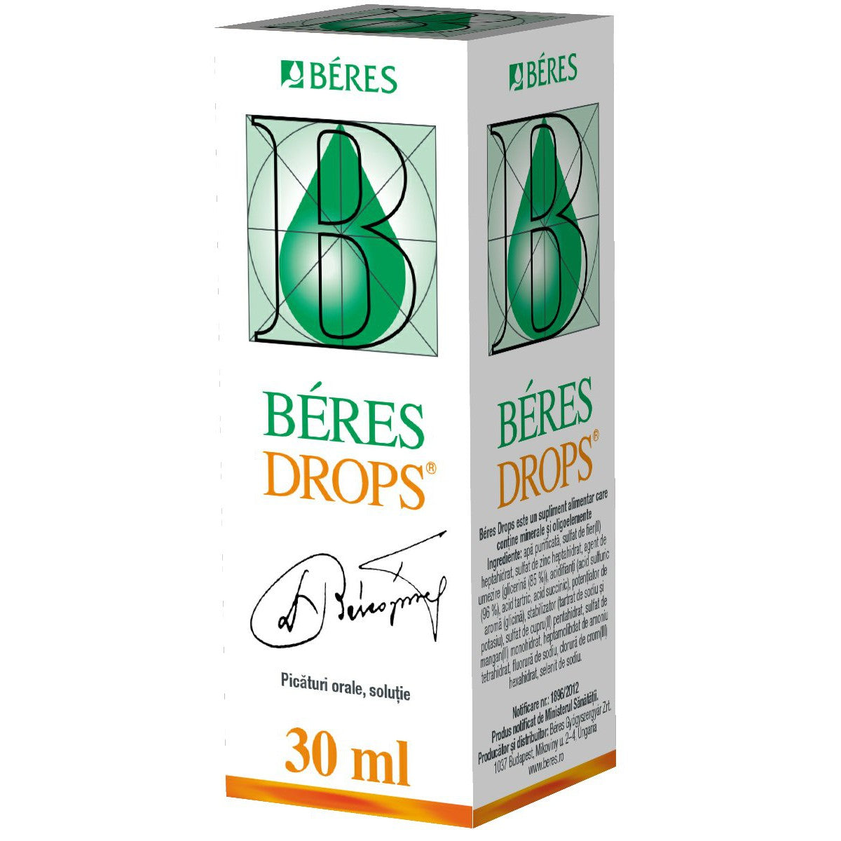 Beres drops, 30 ml, Beres Pharmaceuticals