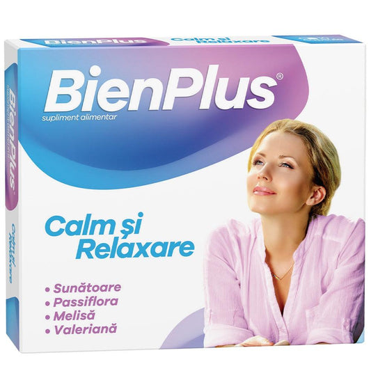 Bien Plus Calm si Relaxare, 10 capsule, Fiterman Pharma-