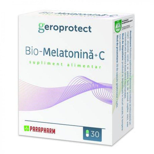 Bio-Melatonina+C, 30 capsule, Parapharm-