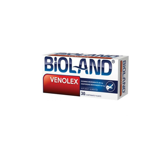 Bioland Venolex, 30 comprimate filmate, Biofarm