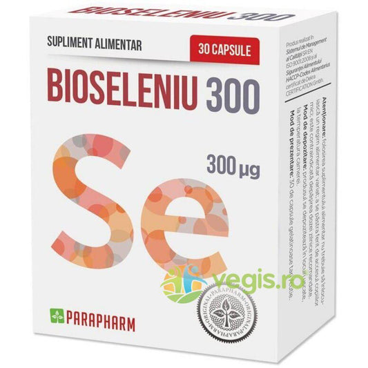 Bioseleniu 300, 30 capsule, Parapharm-