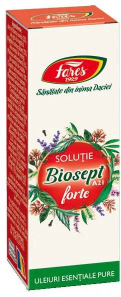 Biosept forte solutie A21, 10 ml, Fares