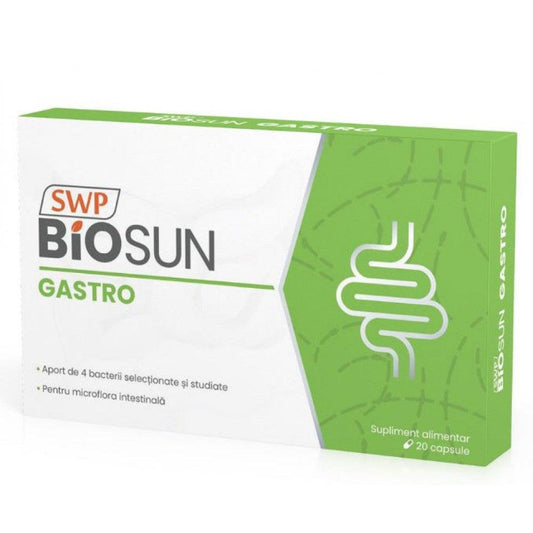 BioSun Gastro, 20 capsule, Sun Wave Pharma-