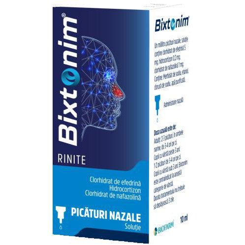 Bixtonim picături nazale soluţie, 10 ml, Biofarm-