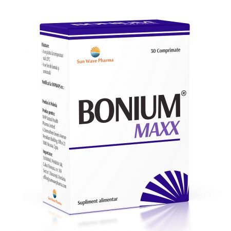 Bonium Maxx, 30 comprimate, Sun Wave Pharma-