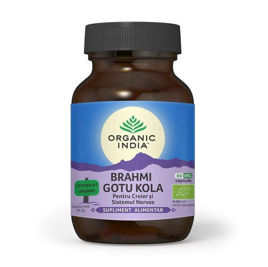 Brahmi Gotu Kola, Bio, 60 capsule, Organic India-