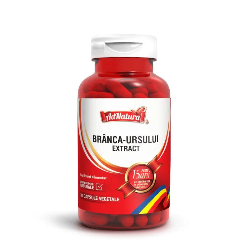 Branca Ursului Extract, 30 capsule, AdNatura