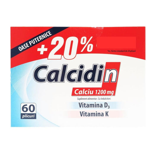 Calcidin, 60 plicuri, Zdrovit-