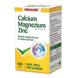 Calciu Magneziu Zinc, 30 capsule, Walmark-