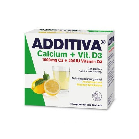 Calciu + Vitamina D3 Additiva, 20 plicuri, Dr. Scheffler