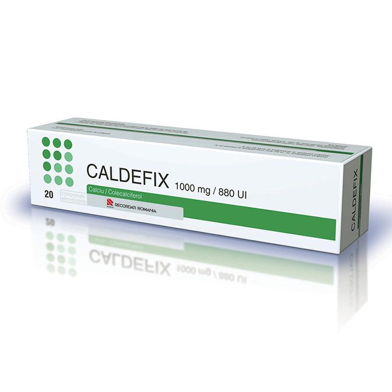 Caldefix, 1000mg/ 880UI, 20 comprimate efervescente, Recordati-