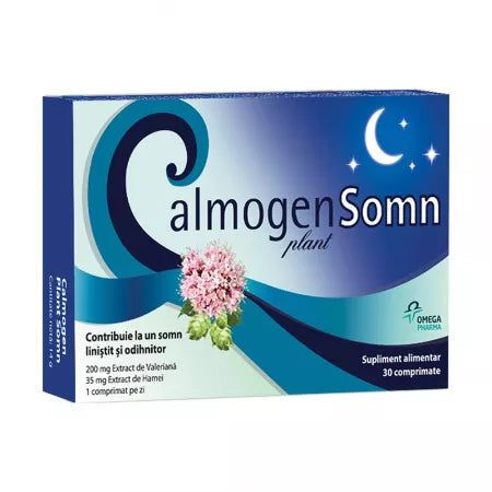 Calmogen Plant Somn, 30 comprimate, Omega Pharma-