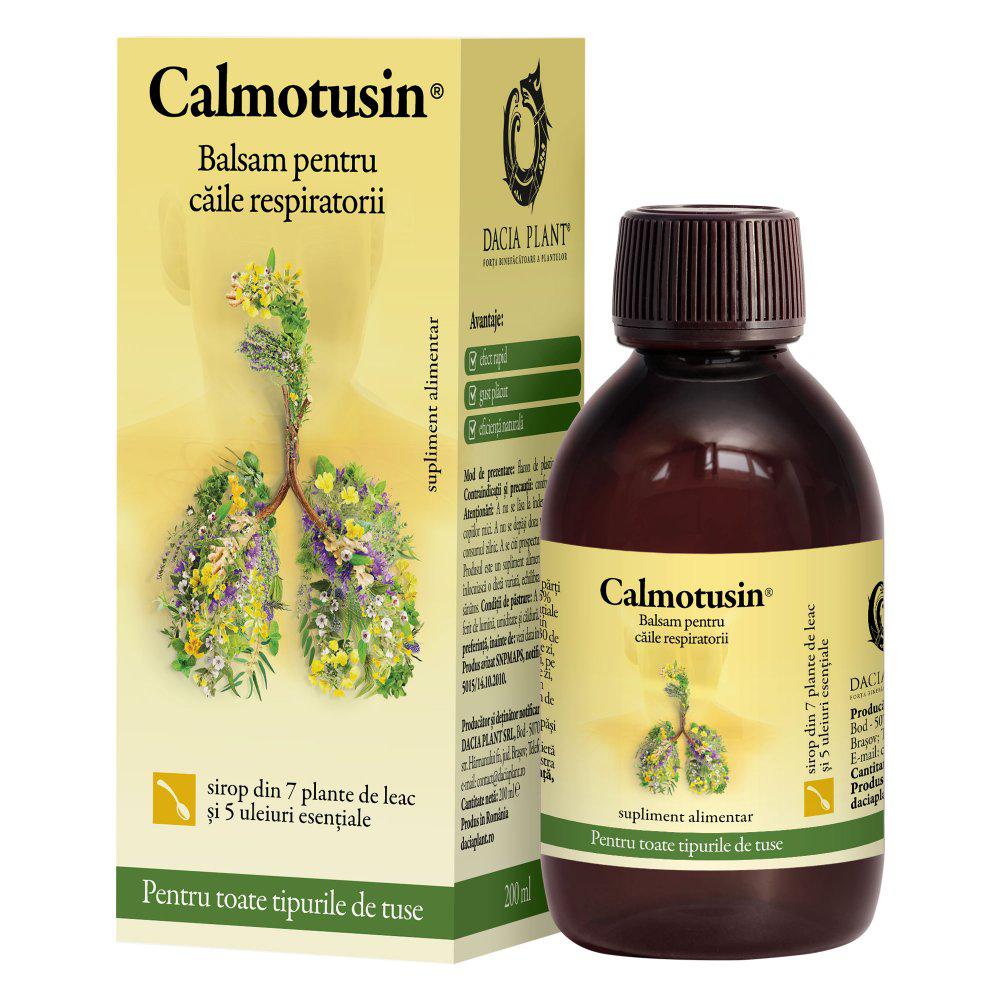 Calmotusin sirop, 200 ml, Dacia Plant-