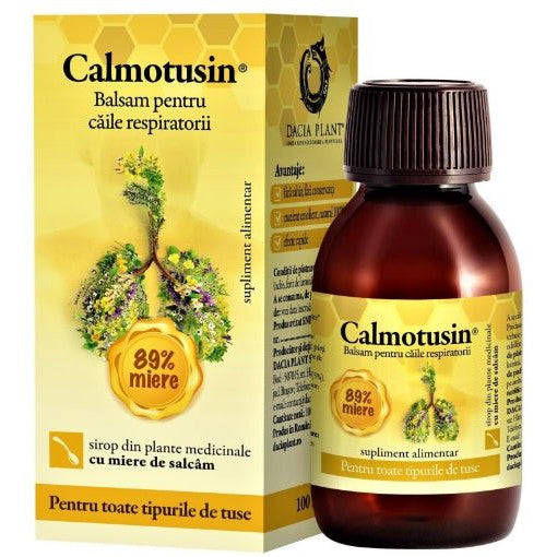 Calmotusin, Sirop cu miere, 100 ml, Dacia Plant-