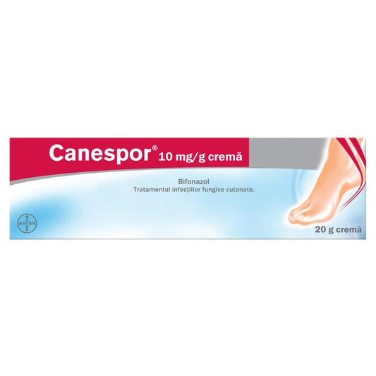 Canespor 10mg/g crema, 20 g, Bayer-