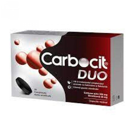 Carbocit DUO, 20 comprimate dublu stratificate, Biofarm-