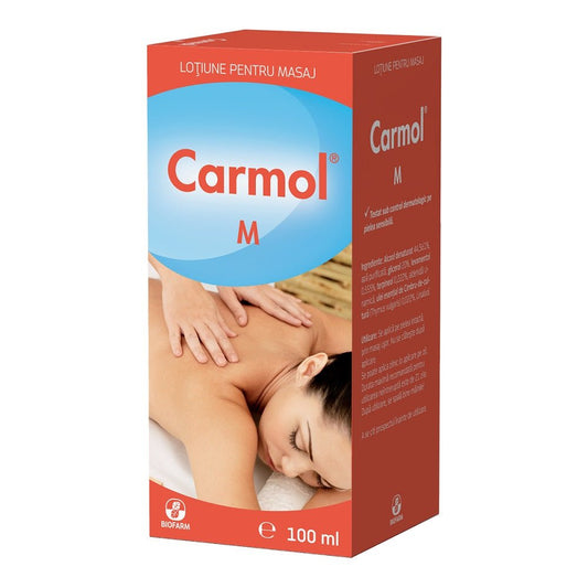 Carmol M Pentru Masaj, 100 ml, Biofarm-