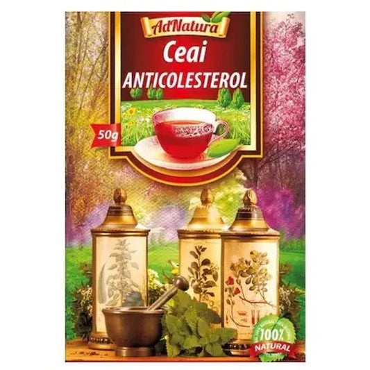 Ceai anticolesterol, 50g, AdNatura