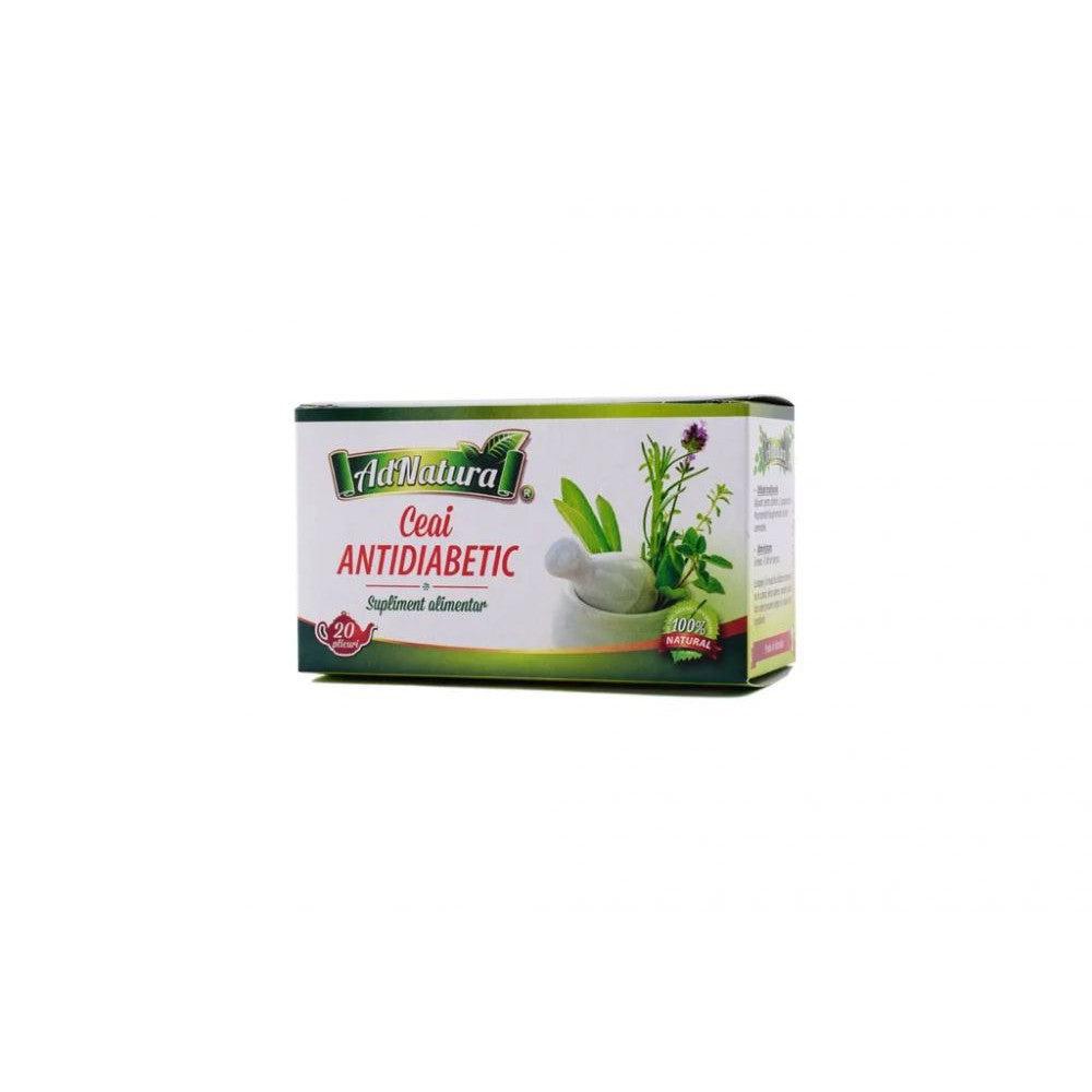 Ceai antidiabetic, 20 plicuri, AdNatura-