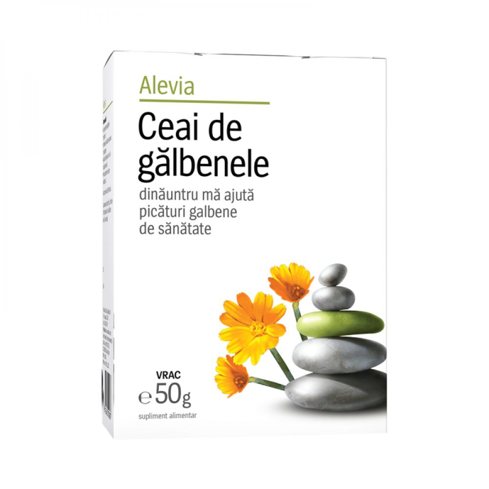 Ceai de galbenele, 50 grame, Alevia-