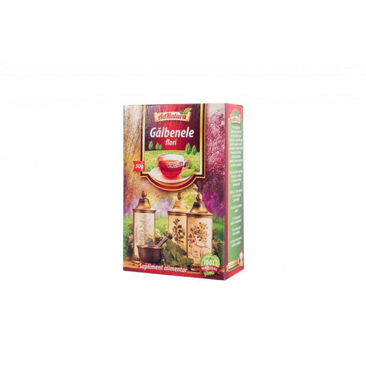 Ceai de Galbenele Flori, 50 grame, AdNatura-