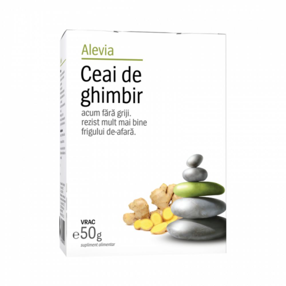 Ceai de ghimbir, 50 grame, Alevia-