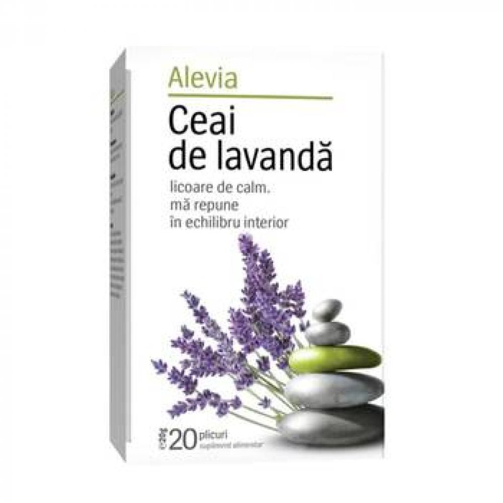 Ceai de lavanda, 20 plicuri, Alevia