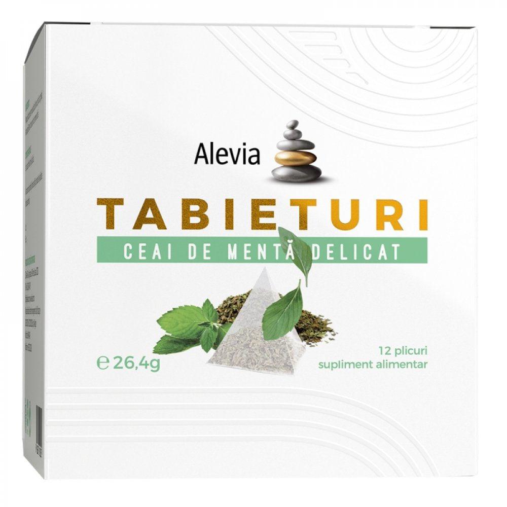 Ceai de menta delicat Tabieturi , 12 plicuri, Alevia-