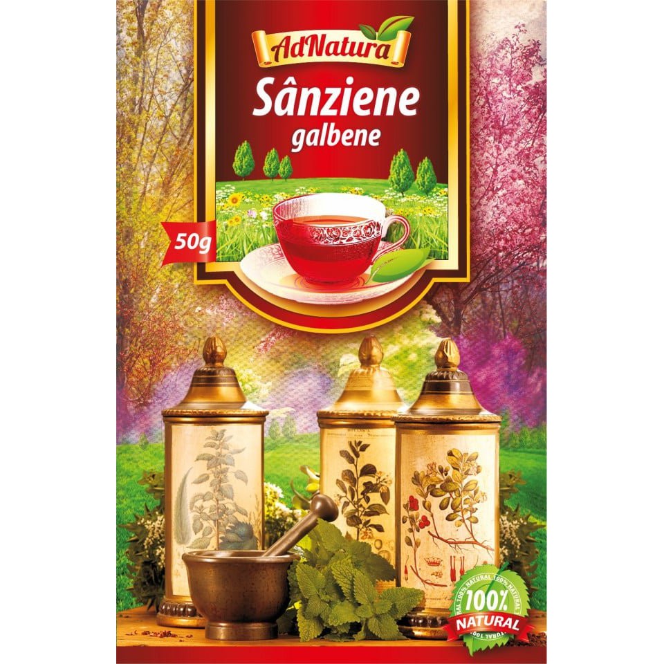 Ceai de sanziene galbene, 50g, AdNatura - 6422875000451