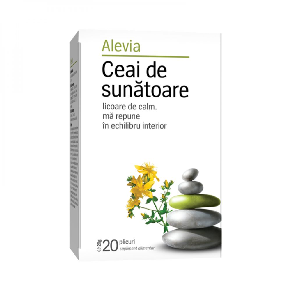 Ceai de sunatoare, 20 plicuri, Alevia-