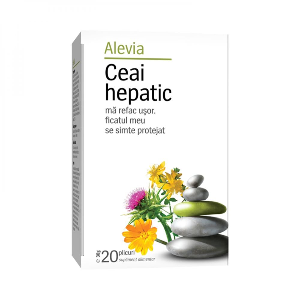 Ceai hepatic, 20 plicuri, Alevia-