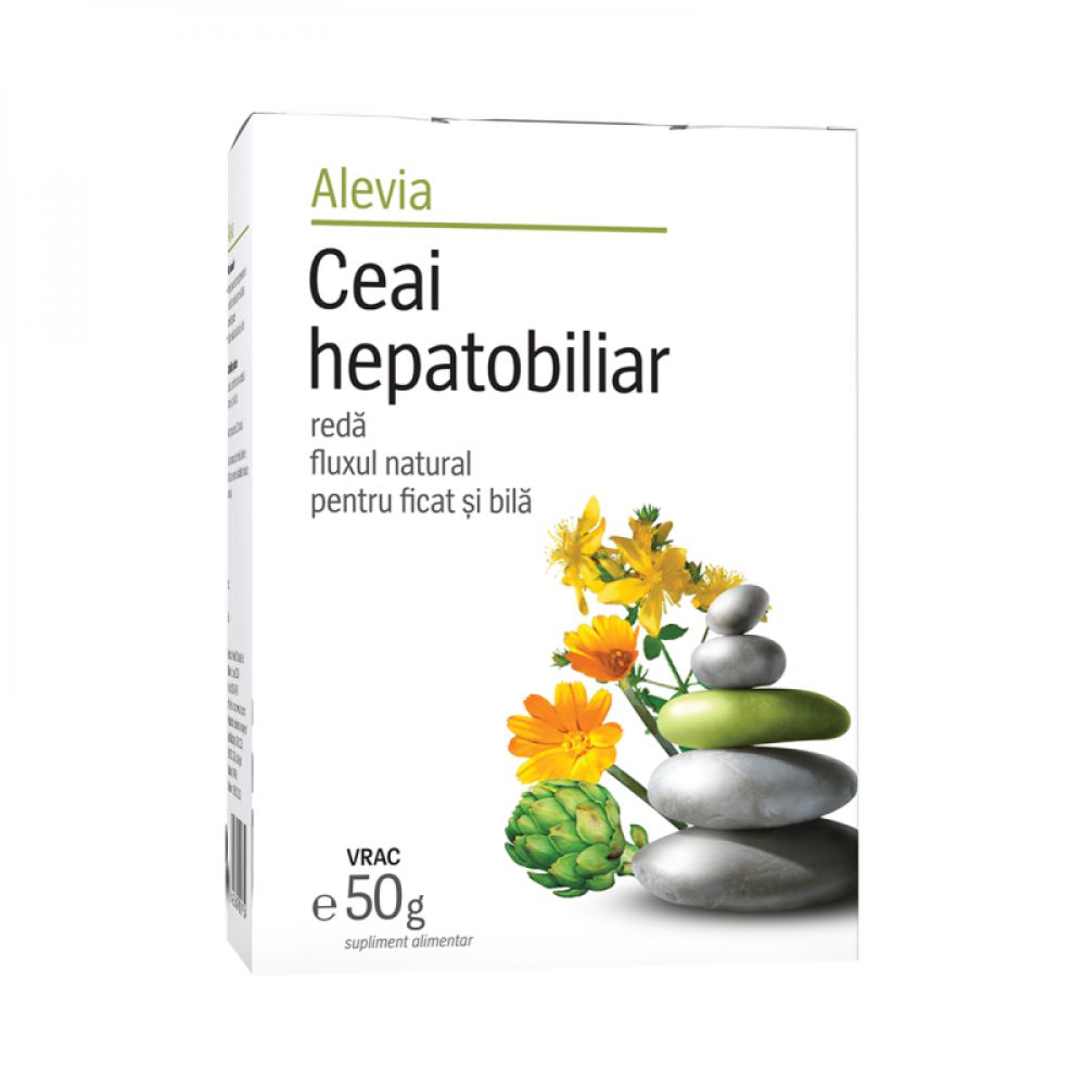 Ceai hepatobiliar, 50 grame, Alevia-