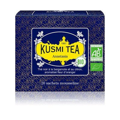 Ceai organic Anastasia, 20 plicuri muslin, 40gr, Kusmi Tea