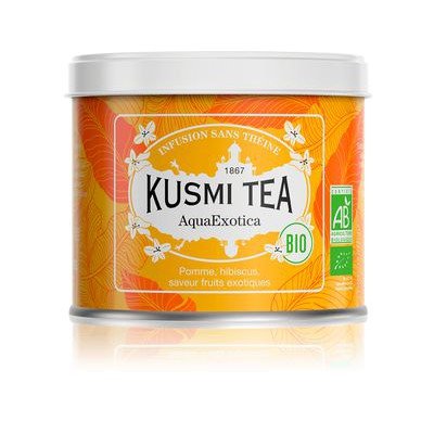 Ceai organic AquaExotica, Metal tin vrac 100gr, Kusmi Tea