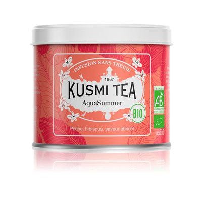 Ceai organic AquaSummer, Metal tin vrac 100gr, Kusmi Tea