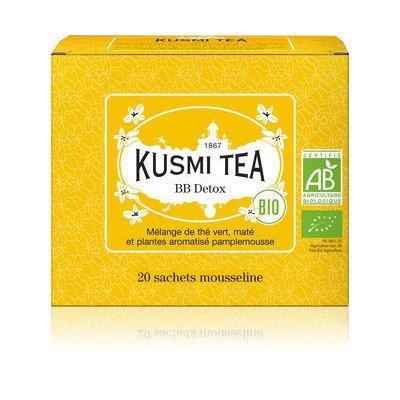 Ceai organic BB Detox, 20 plicuri muslin, 40gr, Kusmi Tea