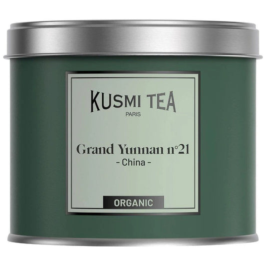 Ceai organic Grand Yunnan N°21, Metal tin vrac 100gr, Kusmi Tea