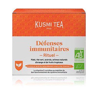 Ceai organic Immune Defense, 18 plicuri muslin, 36gr, Kusmi Tea