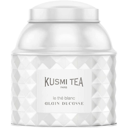 Ceai organic Le Thé Blanc Alain Ducasse, Metal tin vrac 120gr, Kusmi Tea