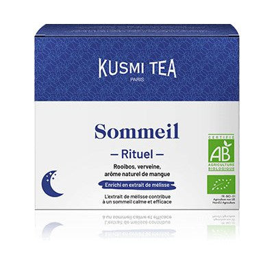 Ceai organic Sleep, 18 plicuri muslin, 36gr, Kusmi Tea