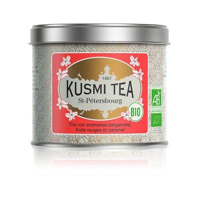 Ceai organic St-Petersburg, Metal tin vrac 100gr, Kusmi Tea