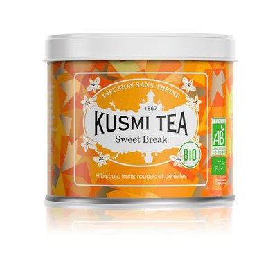 Ceai organic Sweet Break, Metal tin vrac 100gr, Kusmi Tea