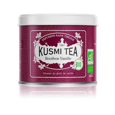 Ceai organic Vanilla Rooibos, Metal tin vrac 100gr, Kusmi Tea