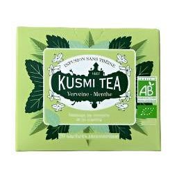 Ceai organic Verbana Mint, 20 plicuri muslin, 28gr, Kusmi Tea