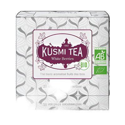 Ceai organic White Berries, 20 plicuri muslin, 40gr, Kusmi Tea