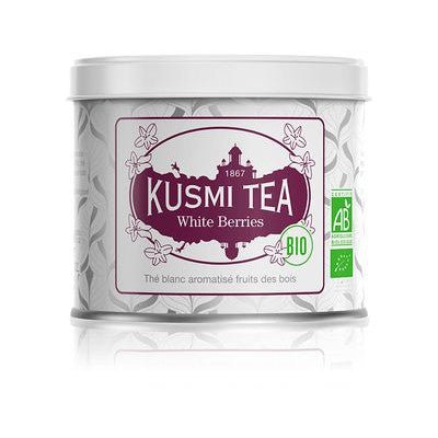 Ceai organic White Berries, Metal tin vrac 100gr, Kusmi Tea