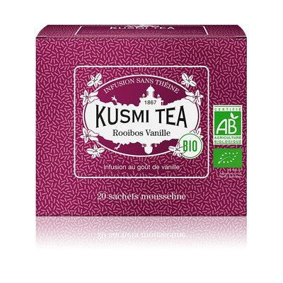 Ceai Rooibos Vanilie Bio, 20 Plicuri, 40gr, Kusmi Tea - 3585810079028