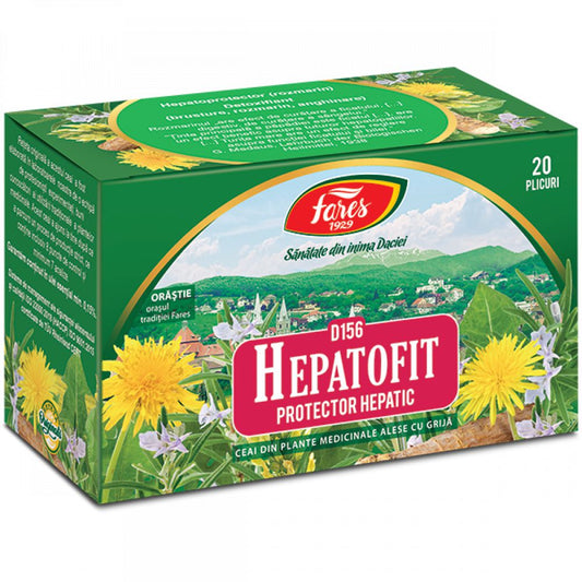 Ceai Hepatofit, 20 plicuri, Fares